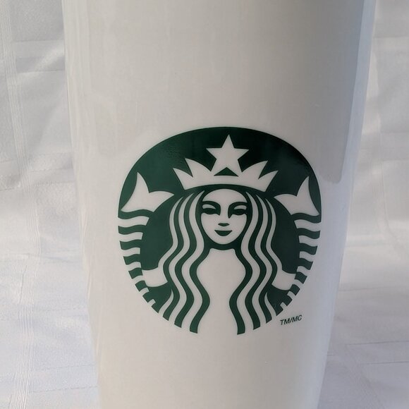 2011 STARBUCKS COFFEE COMPANY LIDDED CERAMIC TRAVEL MUG 355ML OR 12 FL OZ TEA - Picture 6 of 16